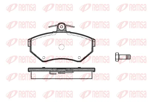 Brake Pad Set, disc brake (0631 10)