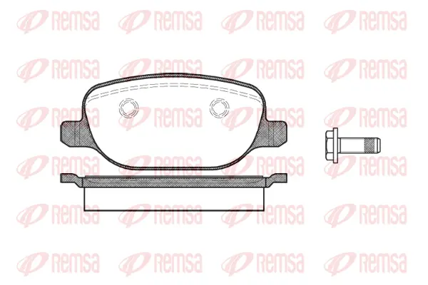 Brake Pad Set, disc brake (0878 00)