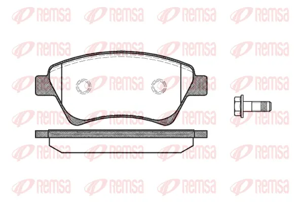 Brake Pad Set, disc brake (0976 00)