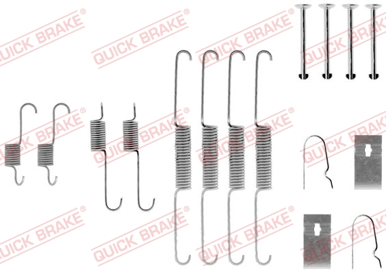 Accessory Kit, brake shoes (105-0782)
