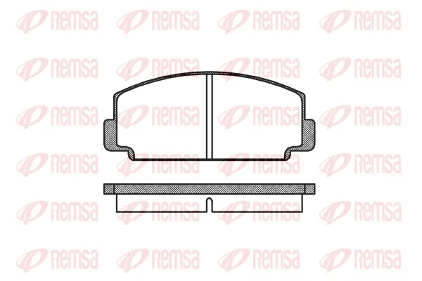 Brake Pad Set, disc brake (0075 00)