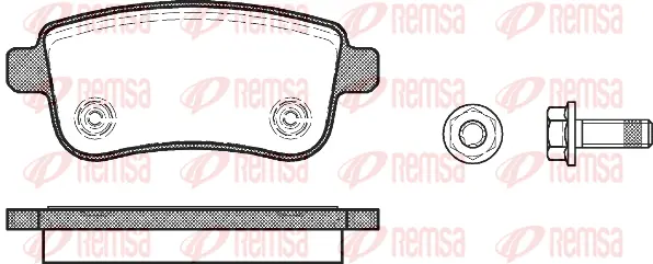Brake Pad Set, disc brake (1387 00)