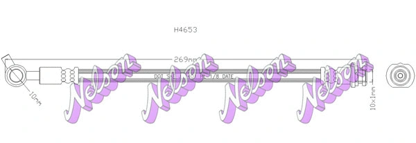 Brake Hose (H4653)