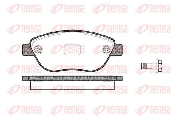 Brake Pad Set, disc brake (0859 10)