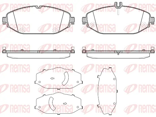 Brake Pad Set, disc brake (1618 00)