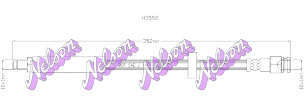 Brake Hose (H3558)