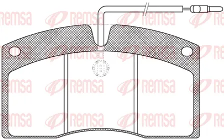 Brake Pad Set, disc brake (JCA505.40)