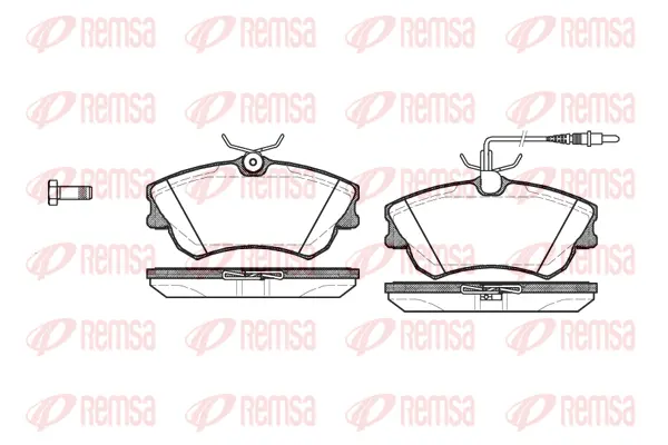 Brake Pad Set, disc brake (0638 02)