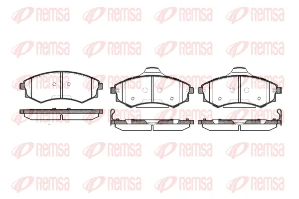 Brake Pad Set, disc brake (0318 06)