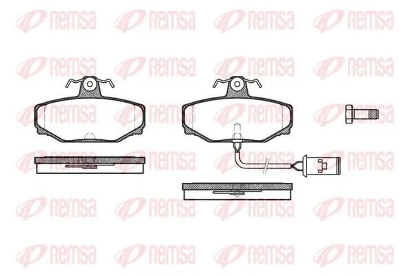 Brake Pad Set, disc brake (0304 02)