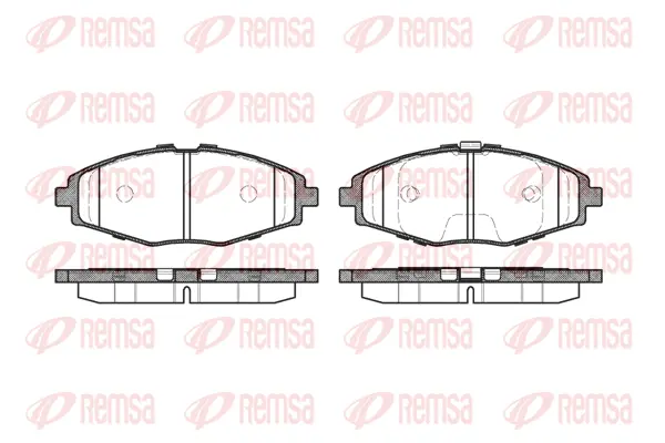 Brake Pad Set, disc brake (0696 00)