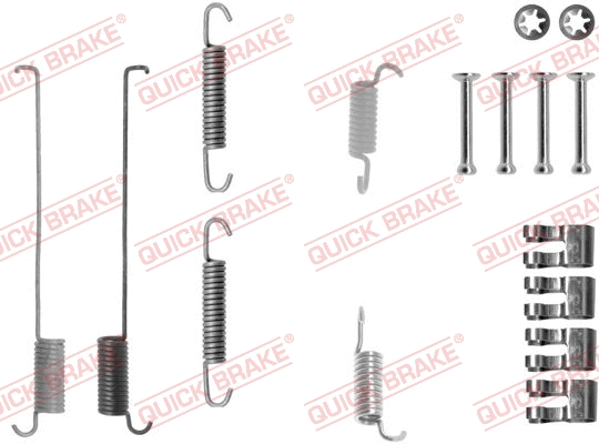 Accessory Kit, brake shoes (105-0739)