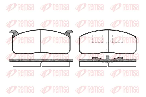 Brake Pad Set, disc brake (0120 00)