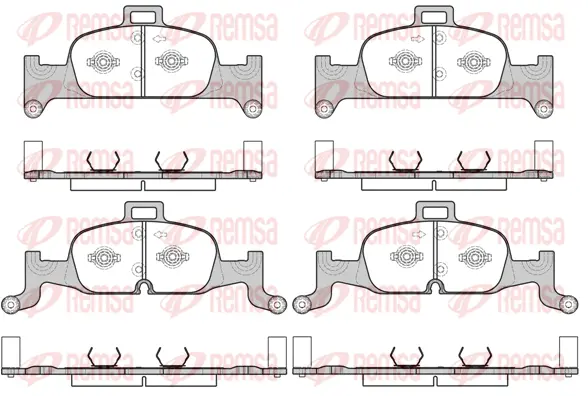 Brake Pad Set, disc brake (1691 00)