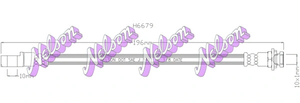 Brake Hose (H6679)