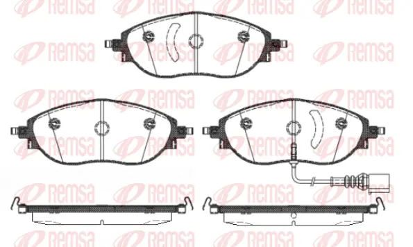 Brake Pad Set, disc brake (1470 01)