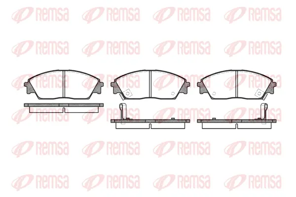 Brake Pad Set, disc brake (0229 02)