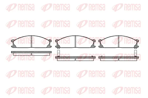 Brake Pad Set, disc brake (0236 02)
