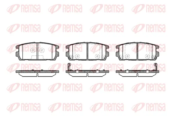 Brake Pad Set, disc brake (0877 02)
