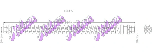 Brake Hose (H3897)