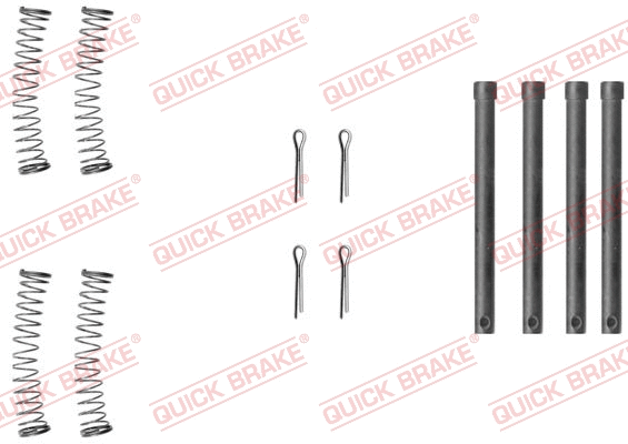 Accessory Kit, disc brake pad (109-1210)