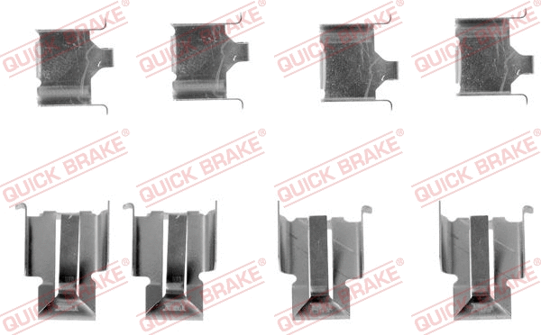 Accessory Kit, disc brake pad (109-1086)
