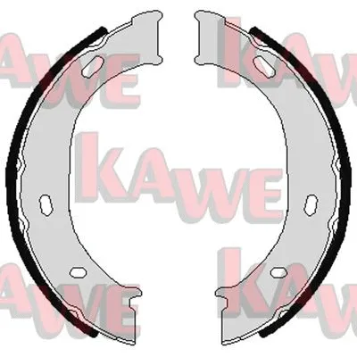 Brake Shoe Set, parking brake (07960)