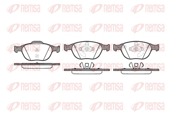 Brake Pad Set, disc brake (0984 00)