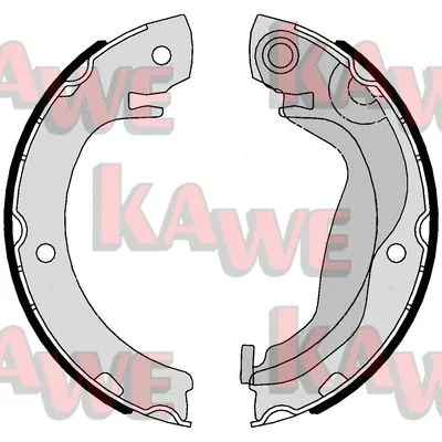 Brake Shoe Set, parking brake (01123)