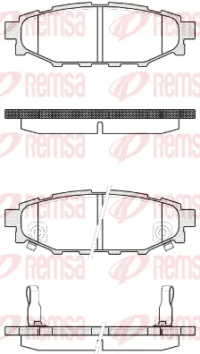 Brake Pad Set, disc brake (1136 22)