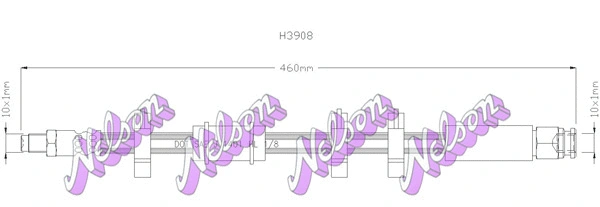 Brake Hose (H3908)
