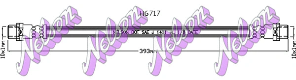 Brake Hose (H6717)