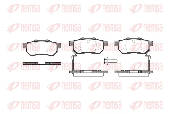 Brake Pad Set, disc brake (0233 52)