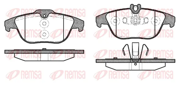 Brake Pad Set, disc brake (1305 20)