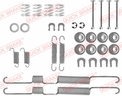Accessory Kit, brake shoes (105-0698)