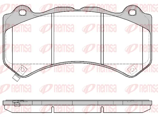 Brake Pad Set, disc brake (1376 04)