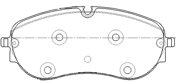 Brake Pad Set, disc brake (1962 01)