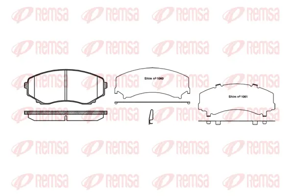 Brake Pad Set, disc brake (0397 22)