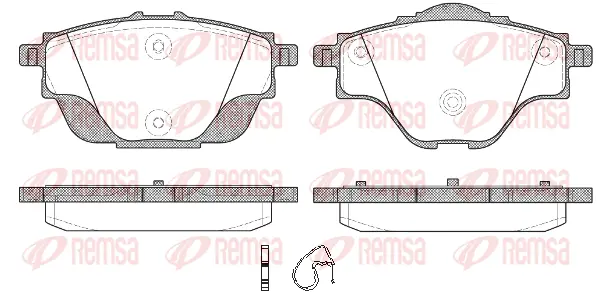 Brake Pad Set, disc brake (1557 00)