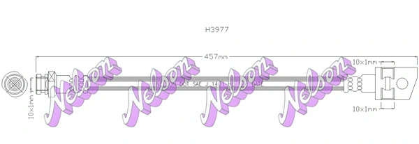Brake Hose (H3977)