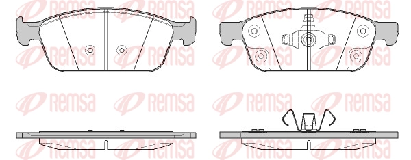 Brake Pad Set, disc brake (1510 50)