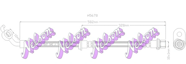 Brake Hose (H5678)