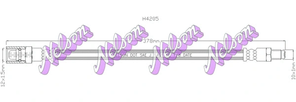 Brake Hose (H4205)