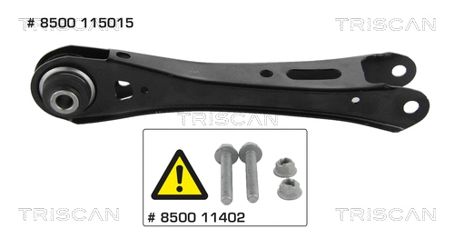 Control/Trailing Arm, wheel suspension (8500 115015)