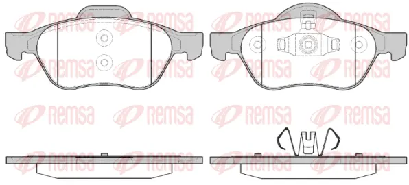 Brake Pad Set, disc brake (0962 40)