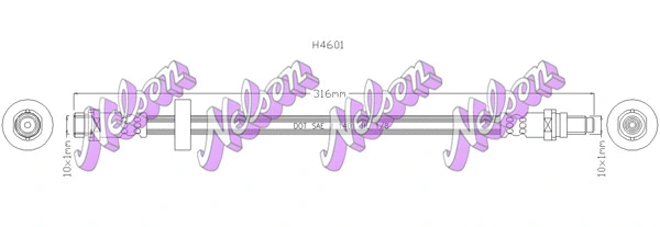 Brake Hose (H4601)