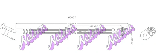Brake Hose (H5657)