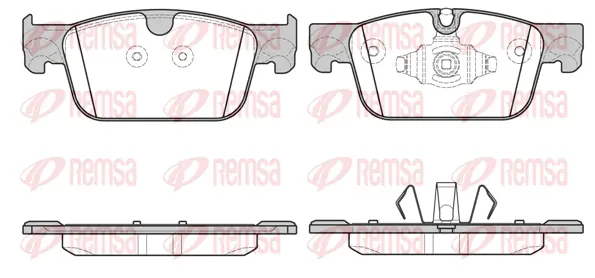 Brake Pad Set, disc brake (1692 10)