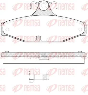 Brake Pad Set, disc brake (0335 10)