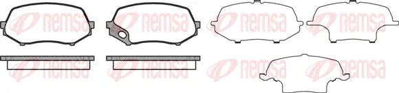 Brake Pad Set, disc brake (1337 00)